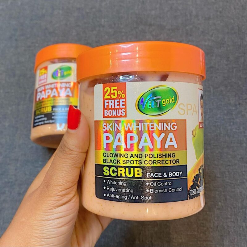 Veetgold Skin Whitening Papaya Scrub