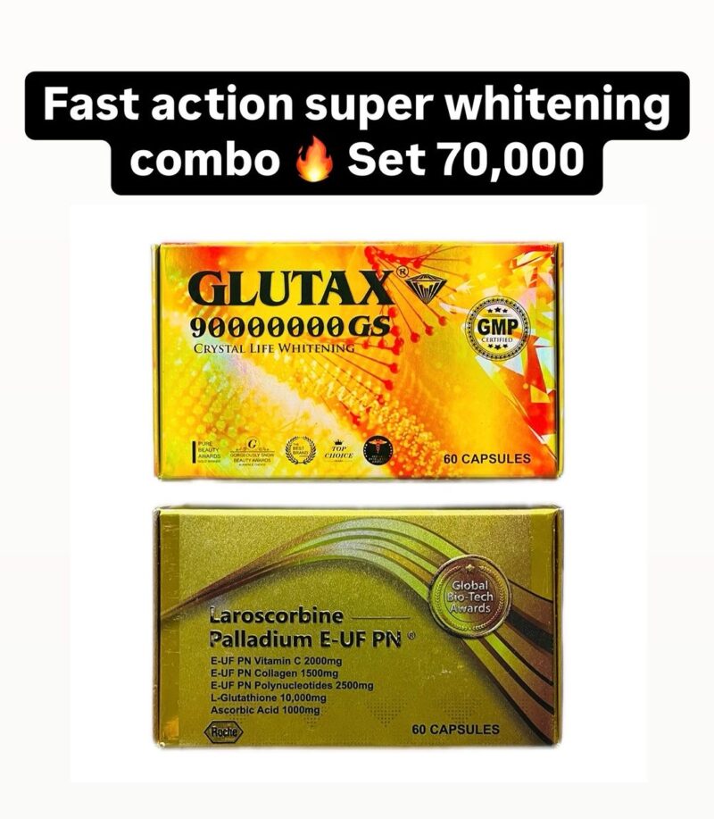 Glutax 9000000GS and Larascorbine Whitening Combo