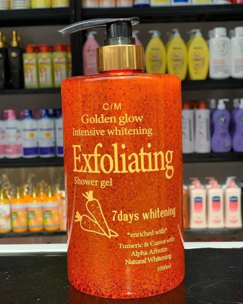 Golden Glow Exfoliating Tumeric and Carrot Shower gel