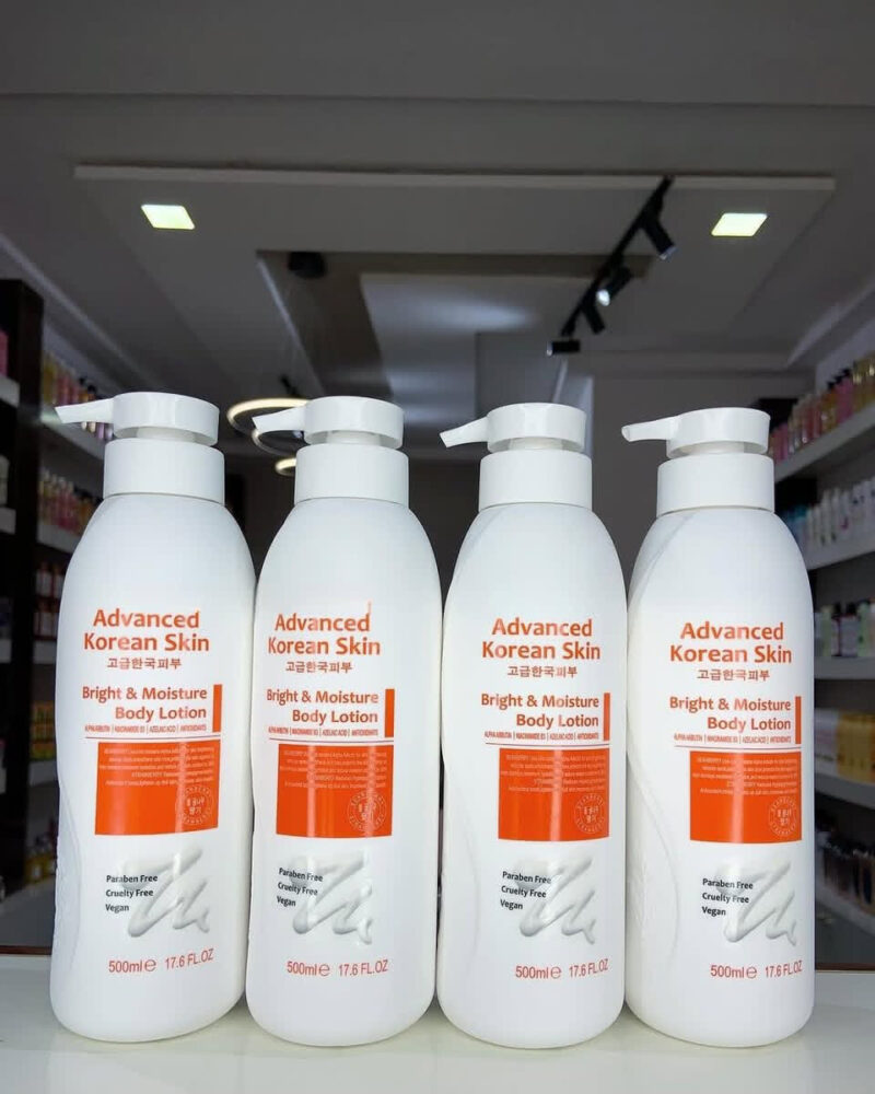 Advanced Korean Skin Bright and Moisture Body Lotion (White)