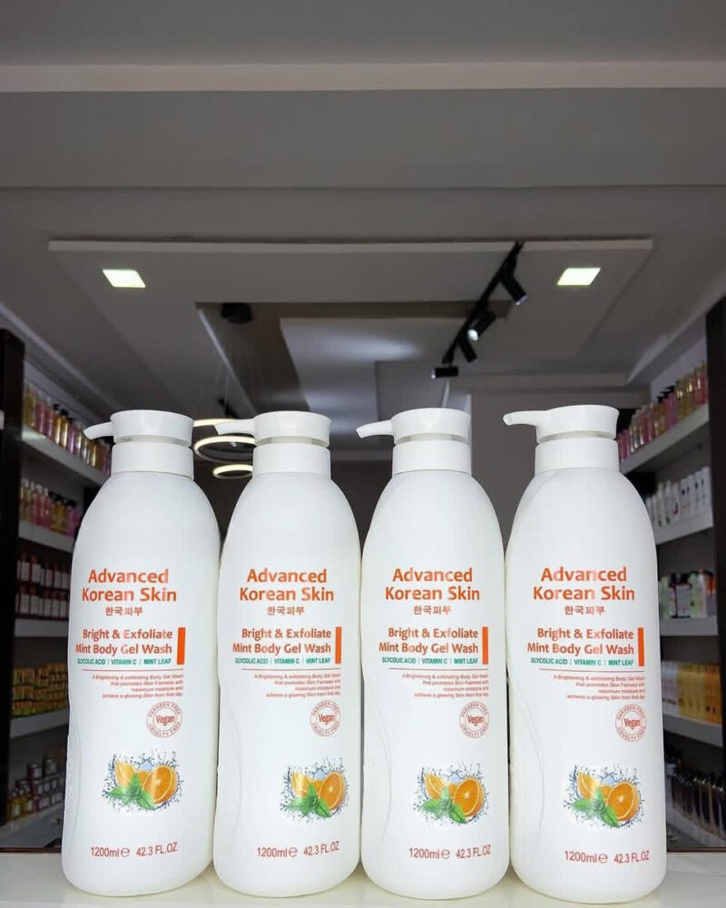 Advanced Korean Skin Bright and Exfoliate Mint Body (White)